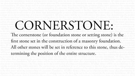 cornerstone tagalog translation|CORNERSTONE Meaning in Tagalog .
